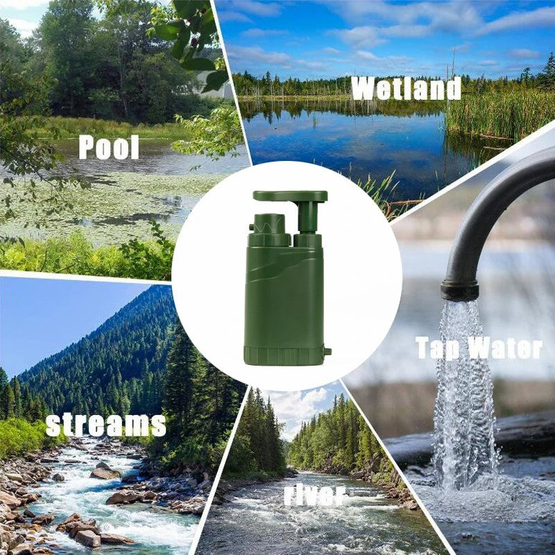 Emergency Survival Water Filter Straw Multifunction Compass Water Purifier (No FDA, BPA-Free) Emergency Survival Water Filter Straw Multifunction Compass Water Purifier (No FDA, BPA-Free)